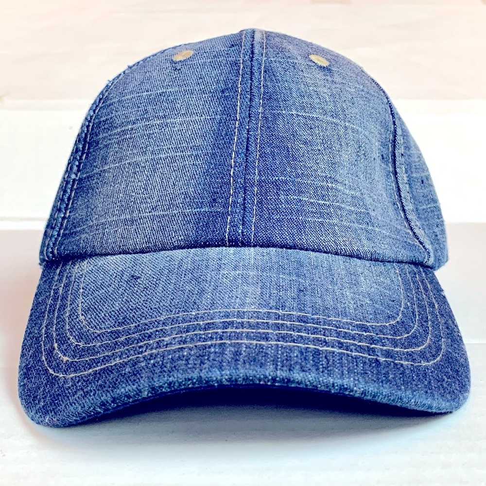 Blue Jean adjustable unisex caps.